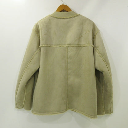 【中古】ACANTHUS | アカンサス ファームートンジャケット ブルゾン JK2406 ベージュ サイズ：XL
