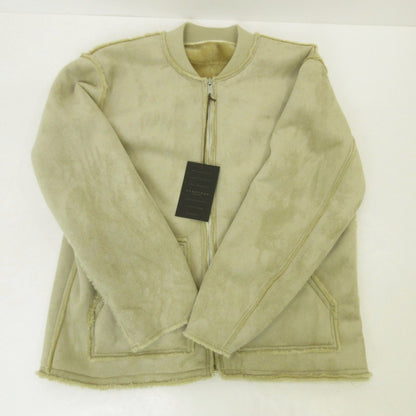 【中古】ACANTHUS | アカンサス ファームートンジャケット ブルゾン JK2406 ベージュ サイズ：XL