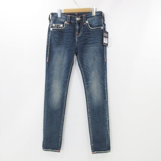 【中古】TRUE RELIGION | トゥルーレリジョン ROCCO Relaxed Skinny デニムパンツ 106906-IADD ネイビー