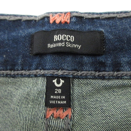 【中古】TRUE RELIGION | トゥルーレリジョン ROCCO Relaxed Skinny デニムパンツ 106906-IADD ネイビー