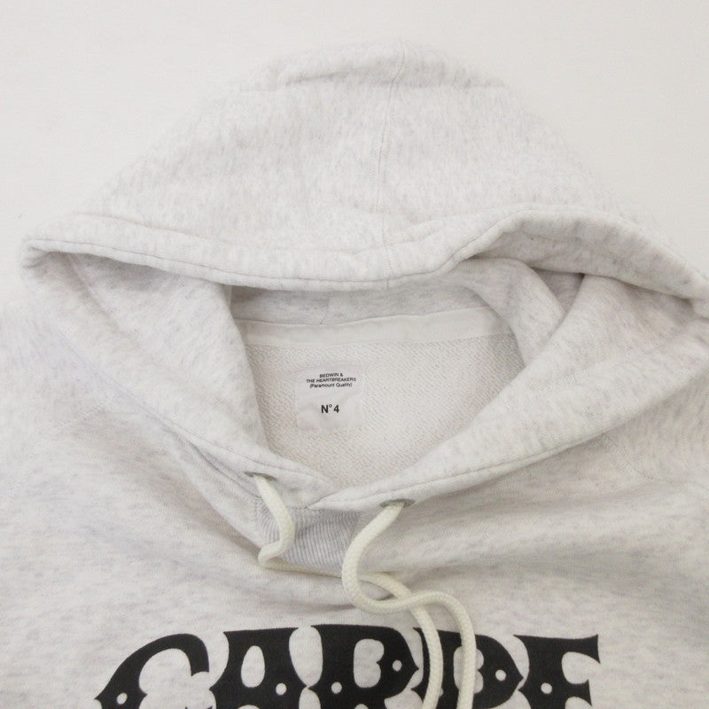 【中古】BEDWIN | ベドウィン CARPE DIEM HOODED SWEAT DAVID パーカー グレー サイズ：4