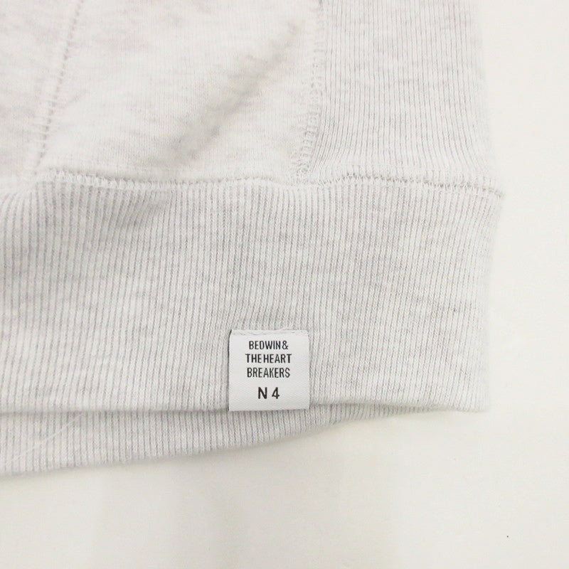 【中古】BEDWIN | ベドウィン CARPE DIEM HOODED SWEAT DAVID パーカー グレー サイズ：4