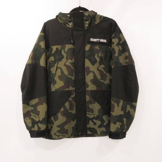 【中古】schott | ショット 2-TONE FIELD PARKA マウンテンパーカー 3182014 カモ サイズ：S