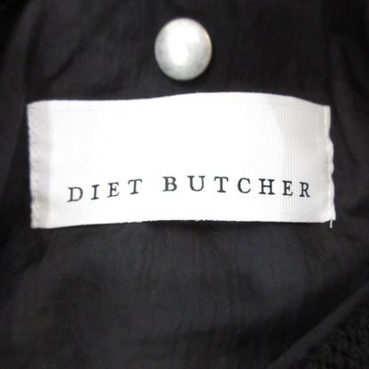 【中古】DIET BUTCHER SLIM SKIN | ダイエットブッチャースリムスキン COACH JACKET ナイロンジャケット DB82278201 ブラック サイズ：3