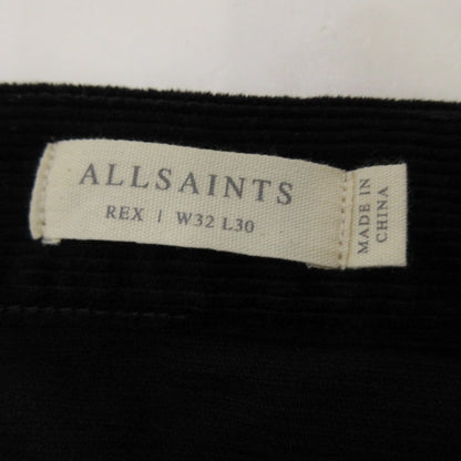 【中古】 Rex Corduroy Slim Jeans パンツ ME050X ブラック サイズ：32
