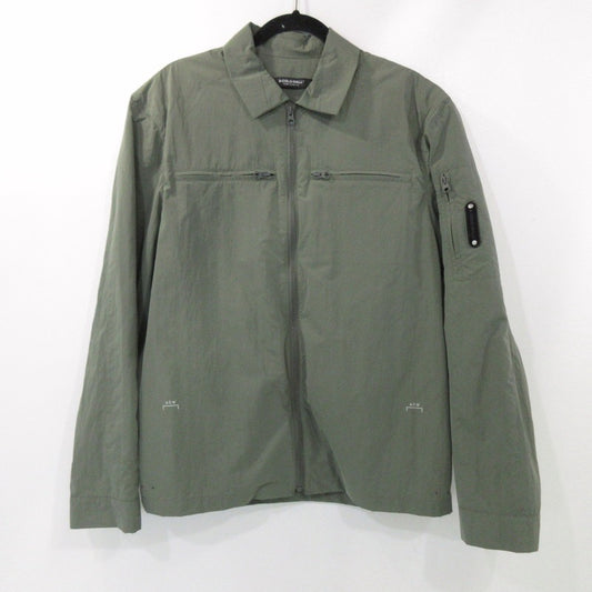 【中古】A-COLD-WALL | アコールドウォール GAUSSIAN OVERSHIRT ナイロンジャケット ACWMSH068 オリーブ サイズ：L