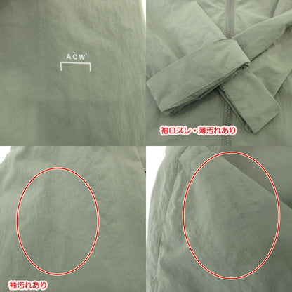 【中古】A-COLD-WALL | アコールドウォール GAUSSIAN OVERSHIRT ナイロンジャケット ACWMSH068 オリーブ サイズ：L