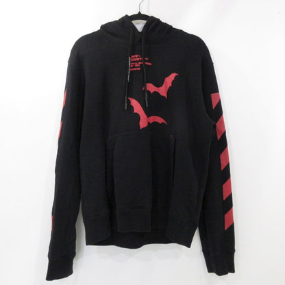 【中古】OFF-WHITE | オフホワイト パーカー OMBB034E19D25007 ブラック サイズ：M