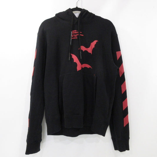 【中古】OFF-WHITE | オフホワイト パーカー OMBB034E19D25007 ブラック サイズ：M