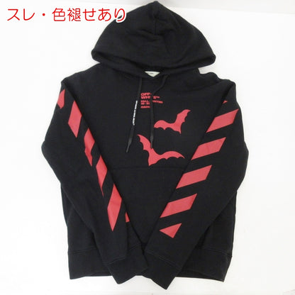 【中古】OFF-WHITE | オフホワイト パーカー OMBB034E19D25007 ブラック サイズ：M