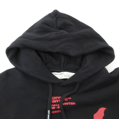 【中古】OFF-WHITE | オフホワイト パーカー OMBB034E19D25007 ブラック サイズ：M