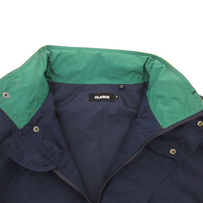【中古】X-LARGE | エクストララージ NYLON SAILING JACKET ナイロンジャケット 101243021009 ネイビー サイズ：M