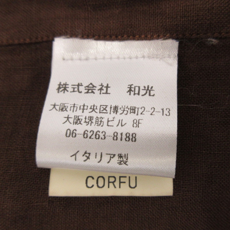 【中古】 Stefano 半袖シャツ 410161354035 ブラウン サイズ：48