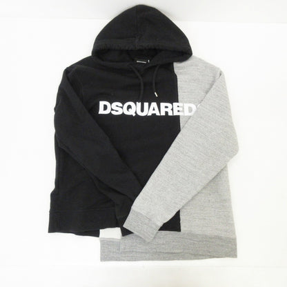 【中古】DSQUARED2 | ディースクエアード バイカラードッキング パーカー S74GU0505 サイズ：XL