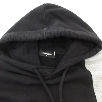 【中古】DSQUARED2 | ディースクエアード バイカラードッキング パーカー S74GU0505 サイズ：XL