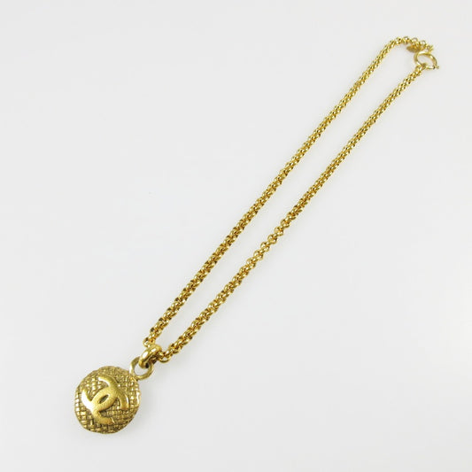 【中古】CHANEL | シャネル ヴィンテージラウンドココマーク ネックレス【姫路東店】