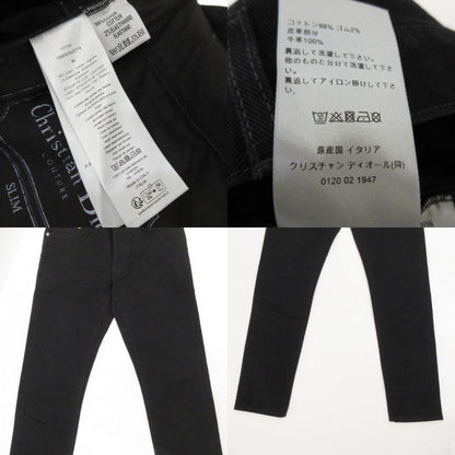 【中古】Dior | ディオール スリムフィットジーンズ デニムパンツ 193DS10J217X_C900 ブラック