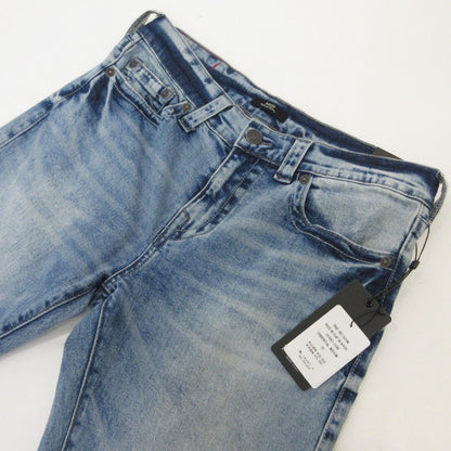 【中古】TRUE RELIGION | トゥルーレリジョン ROCCO NO FLAP SN W/RIPS デニムパンツ 107067-IXCR ブルー