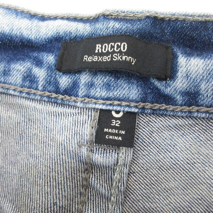 【中古】TRUE RELIGION | トゥルーレリジョン ROCCO NO FLAP SN W/RIPS デニムパンツ 107067-IXCR ブルー