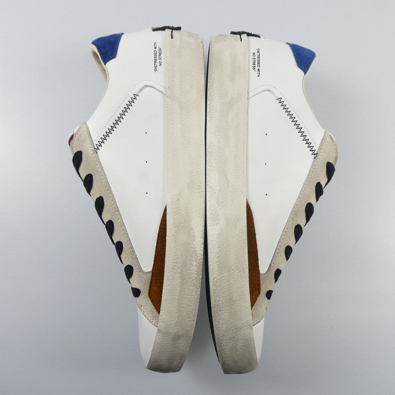 【中古】 DISTRESSED スニーカー 18004AA6.10 ホワイト 27.5cm