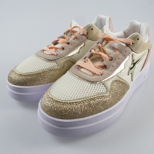 【中古】W6YZ | ウイズウィズ XENIA スニーカー 01-1Q20 ベージュ 22.5cm