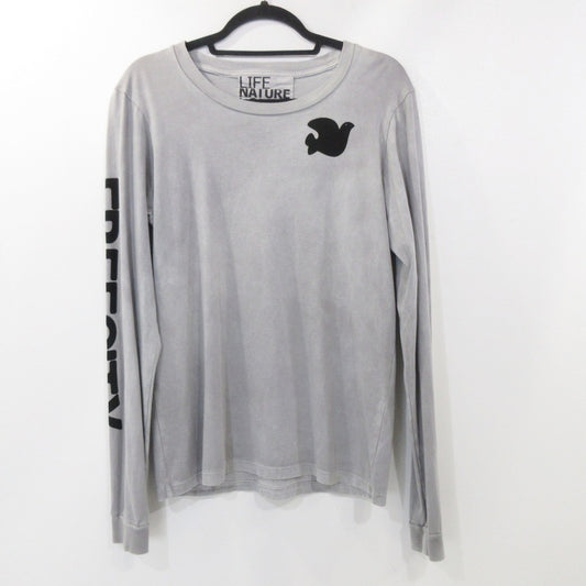 【中古】FREE CITY(聖林公司) | フリーシティ ARTISTWANTED SUPERVINAGE LONG SLEEVE T 長袖Ｔシャツ グレー サイズ：M