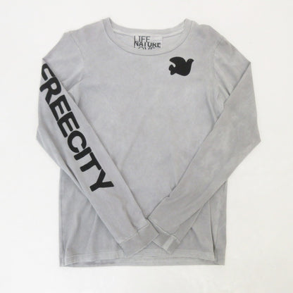 【中古】FREE CITY(聖林公司) | フリーシティ ARTISTWANTED SUPERVINAGE LONG SLEEVE T 長袖Ｔシャツ グレー サイズ：M