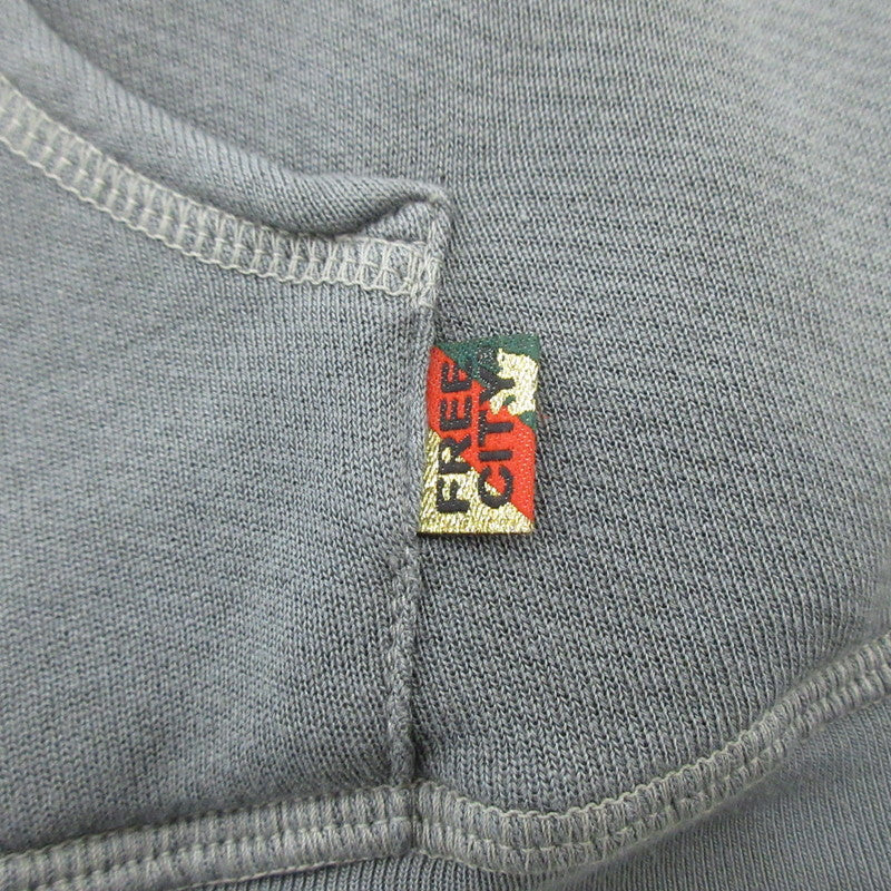 【中古】FREE CITY(聖林公司) | フリーシティ SUPERFLUFF LUX ZIP HOODIE パーカー グレー サイズ：3