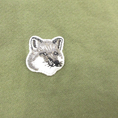 【中古】MAISON KITSUNE | メゾンキツネ GREY FOX HEAD PATCH CLASSIC HOODIE パーカー JM00312KM0001 グリーン サイズ：M