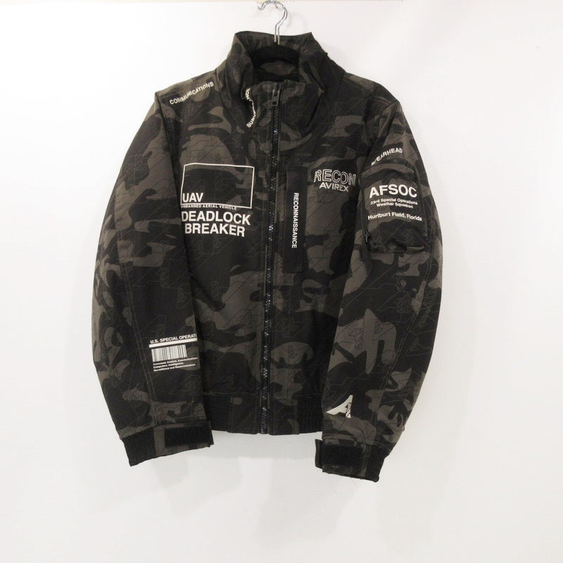 【中古】AVIREX | アヴィレックス FLIGHT JACKET WEATHER WATCHER 中綿ジャケット 6112127 サイズ：M