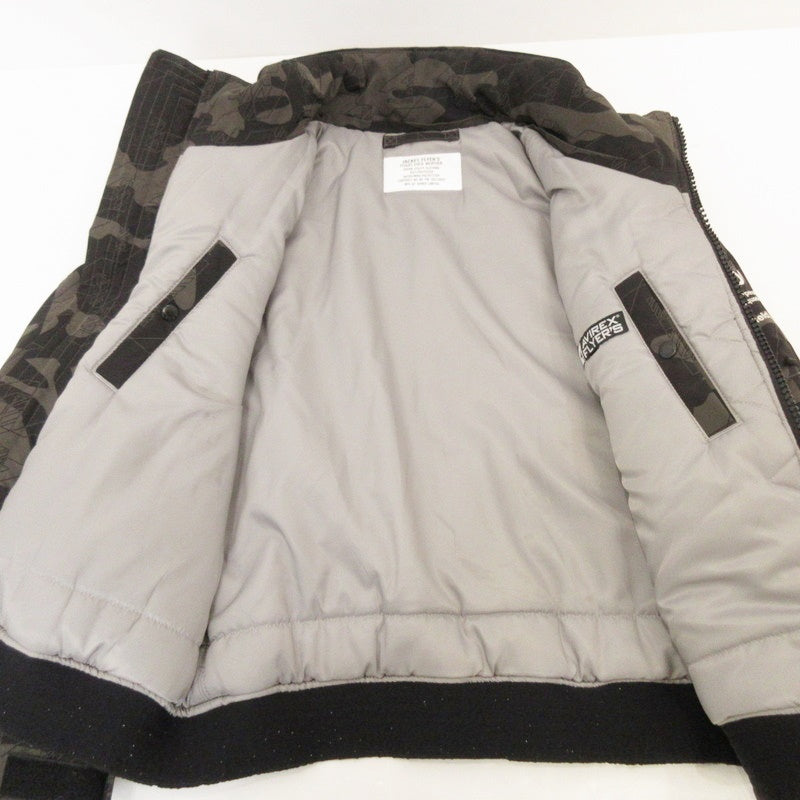 【中古】AVIREX | アヴィレックス FLIGHT JACKET WEATHER WATCHER 中綿ジャケット 6112127 サイズ：M