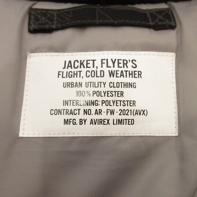 【中古】AVIREX | アヴィレックス FLIGHT JACKET WEATHER WATCHER 中綿ジャケット 6112127 サイズ：M