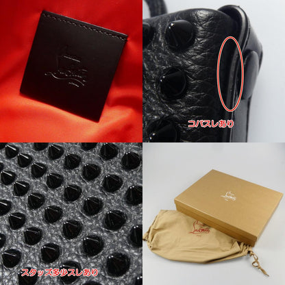 【中古】Christian Louboutin | クリスチャンルブタン KALOUPOUCH CALF EMPIRE/SPIKES クラッチバッグ 1195035 ブラック