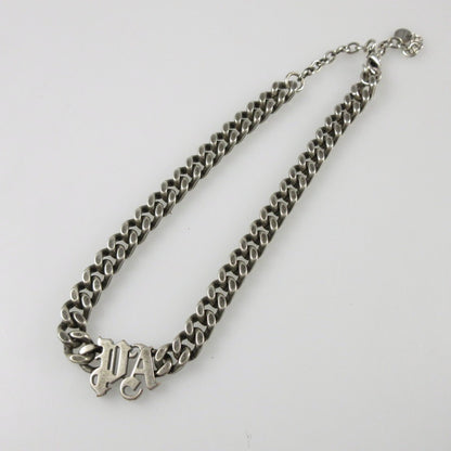 【中古】Palm Angels | パームエンジェルス PA MONOGRAM CHAIN Necklace ネックレス シルバー