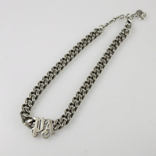 【中古】Palm Angels | パームエンジェルス PA MONOGRAM CHAIN Necklace ネックレス シルバー