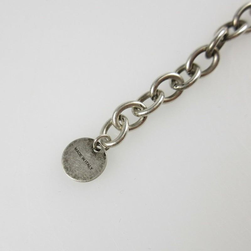 【中古】Palm Angels | パームエンジェルス PA MONOGRAM CHAIN Necklace ネックレス シルバー