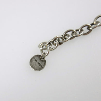 【中古】Palm Angels | パームエンジェルス PA MONOGRAM CHAIN Necklace ネックレス シルバー