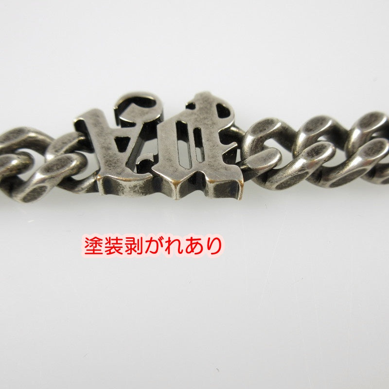 【中古】Palm Angels | パームエンジェルス PA MONOGRAM CHAIN Necklace ネックレス シルバー