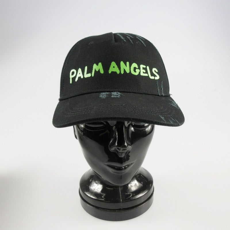 【中古】Palm Angels | パームエンジェルス CAPPELLO BASEBALL CAP キャップ PMLB094S24FAB001 国内正規品 2024S/S ブラック