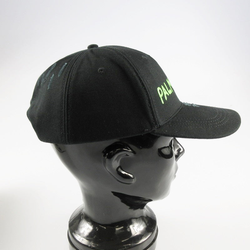 【中古】Palm Angels | パームエンジェルス CAPPELLO BASEBALL CAP キャップ PMLB094S24FAB001 国内正規品 2024S/S ブラック