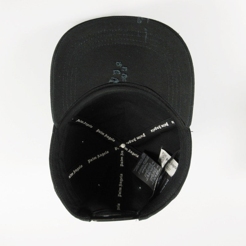 【中古】Palm Angels | パームエンジェルス CAPPELLO BASEBALL CAP キャップ PMLB094S24FAB001 国内正規品 2024S/S ブラック