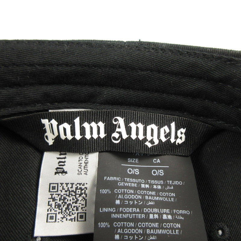 【中古】Palm Angels | パームエンジェルス CAPPELLO BASEBALL CAP キャップ PMLB094S24FAB001 国内正規品 2024S/S ブラック