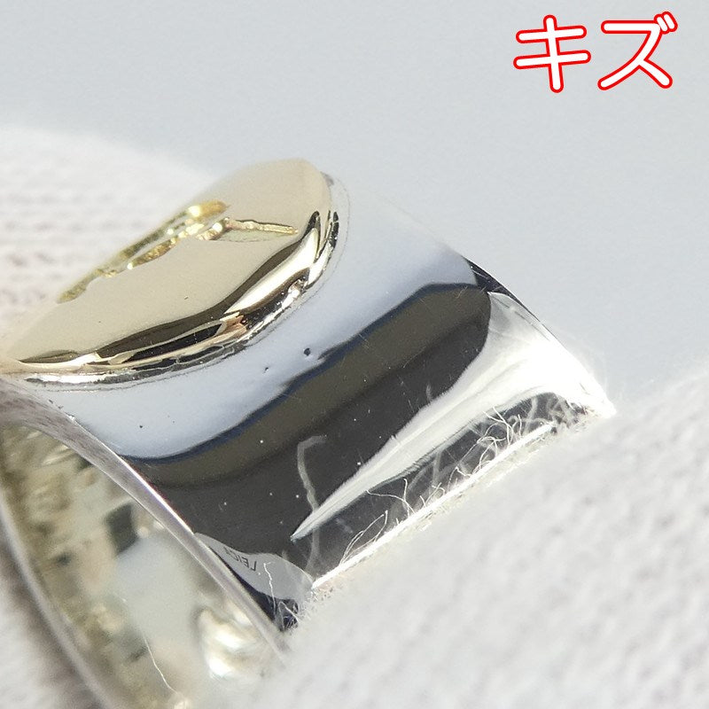 【中古】TADY&KING | タディアンドキング 平打ちリングGPロングホーン リング・指輪 サイズ:#9 シルバー
