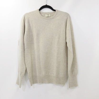 【中古】 LAMBSWOOL CREW KNIT セーター アイボリー