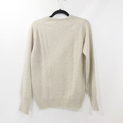 【中古】 LAMBSWOOL CREW KNIT セーター アイボリー