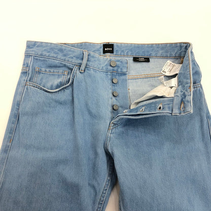 【中古】HUGO BOSS | ヒューゴボス TABER TAPERED FIT デニムパンツ 10248446 ブルー