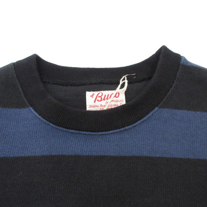 【中古】BUCO(REAL McCOY'S) | ブコ STRIPE RACING JERSEY スウェット BC18104 ネイビー サイズ：M