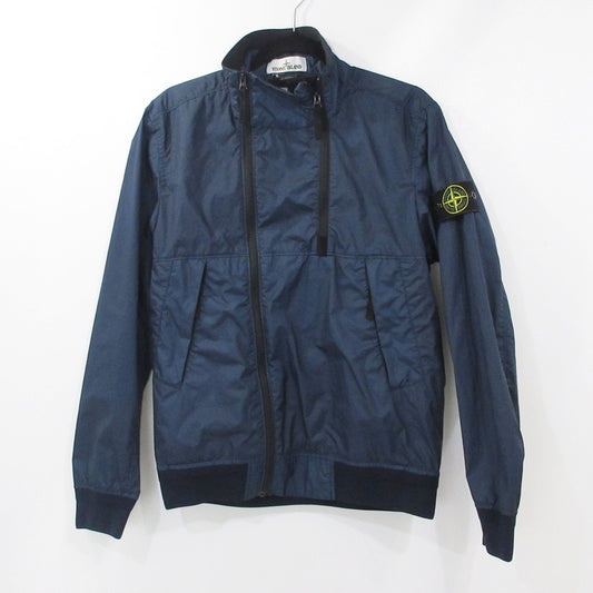【中古】STONE ISLAND | ストーンアイランド 3L TC TWIN ZIP FUNNEL NECK JACKET ナイロンジャケット 721542323 ネイビー サイズ：S