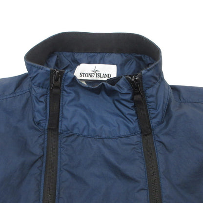 【中古】STONE ISLAND | ストーンアイランド 3L TC TWIN ZIP FUNNEL NECK JACKET ナイロンジャケット 721542323 ネイビー サイズ：S