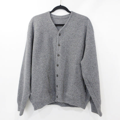 【中古】crepuscule | クレプスキュール Moss Stitch V-neck Cardigan カーディガン 2403-033 グレー サイズ：2